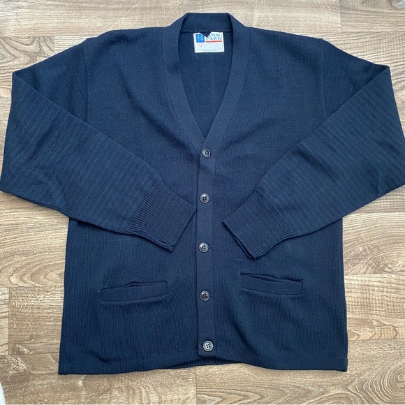 Vintage 90s Dad Grandpa Cardigan Sweater - Picture 12 of 14